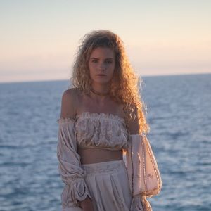 Romantic crop and skirt set by Free People.